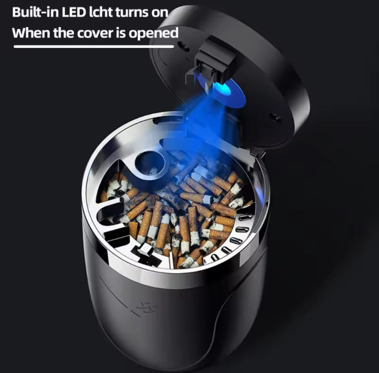 VANTOR Portable Smokeless Ash Container