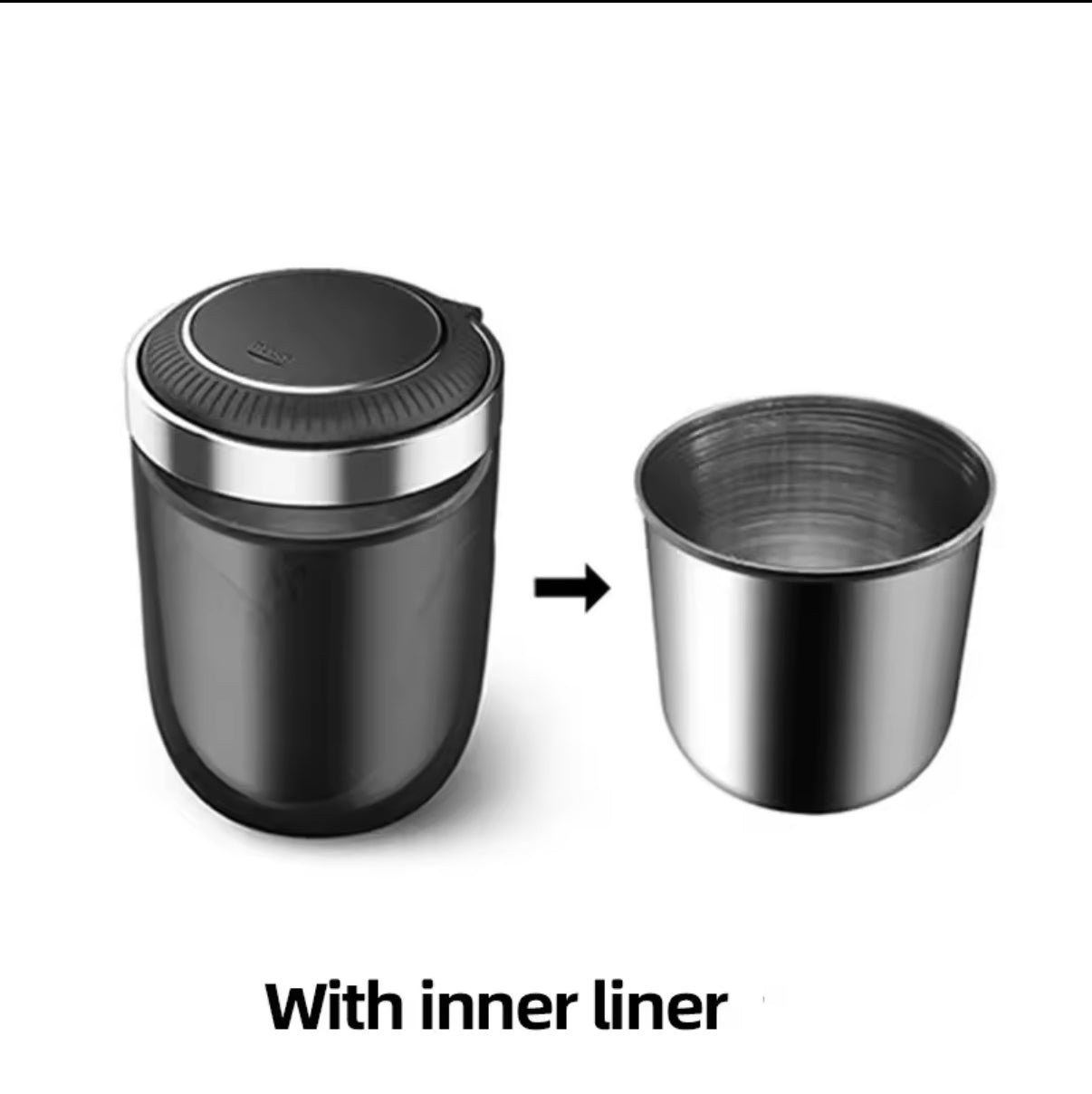 VANTOR Portable Smokeless Ash Container