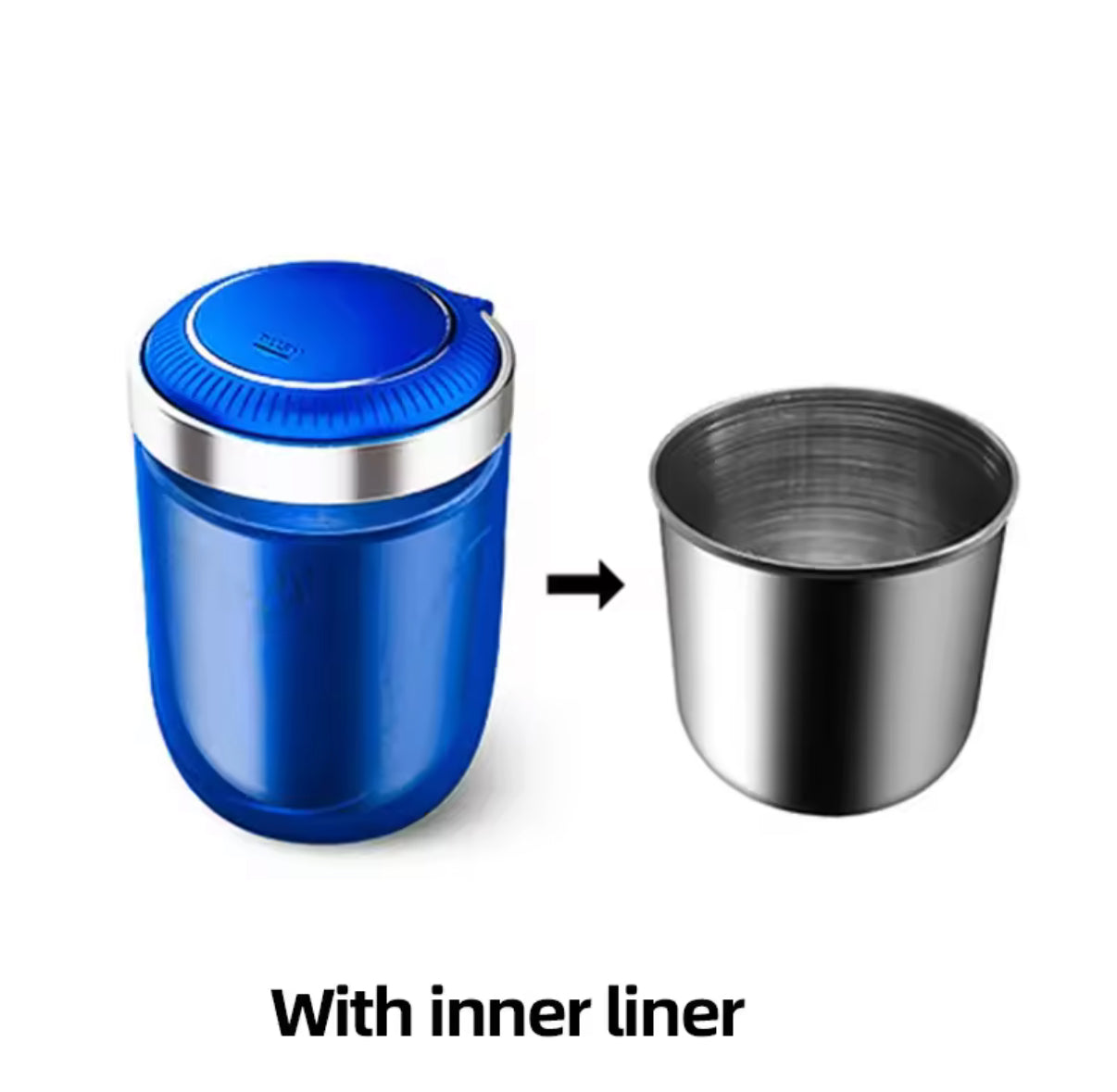 VANTOR Portable Smokeless Ash Container