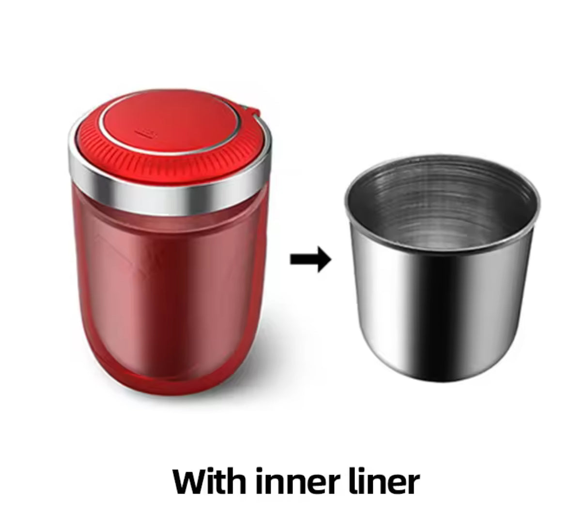 VANTOR Portable Smokeless Ash Container